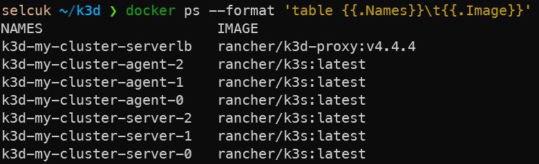 k3d HA cluster